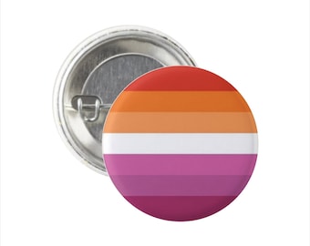 Pink Sheep Funny LGBT Badge Button Pin 1.25" 32mm Gay Lesbian Queer Pride 