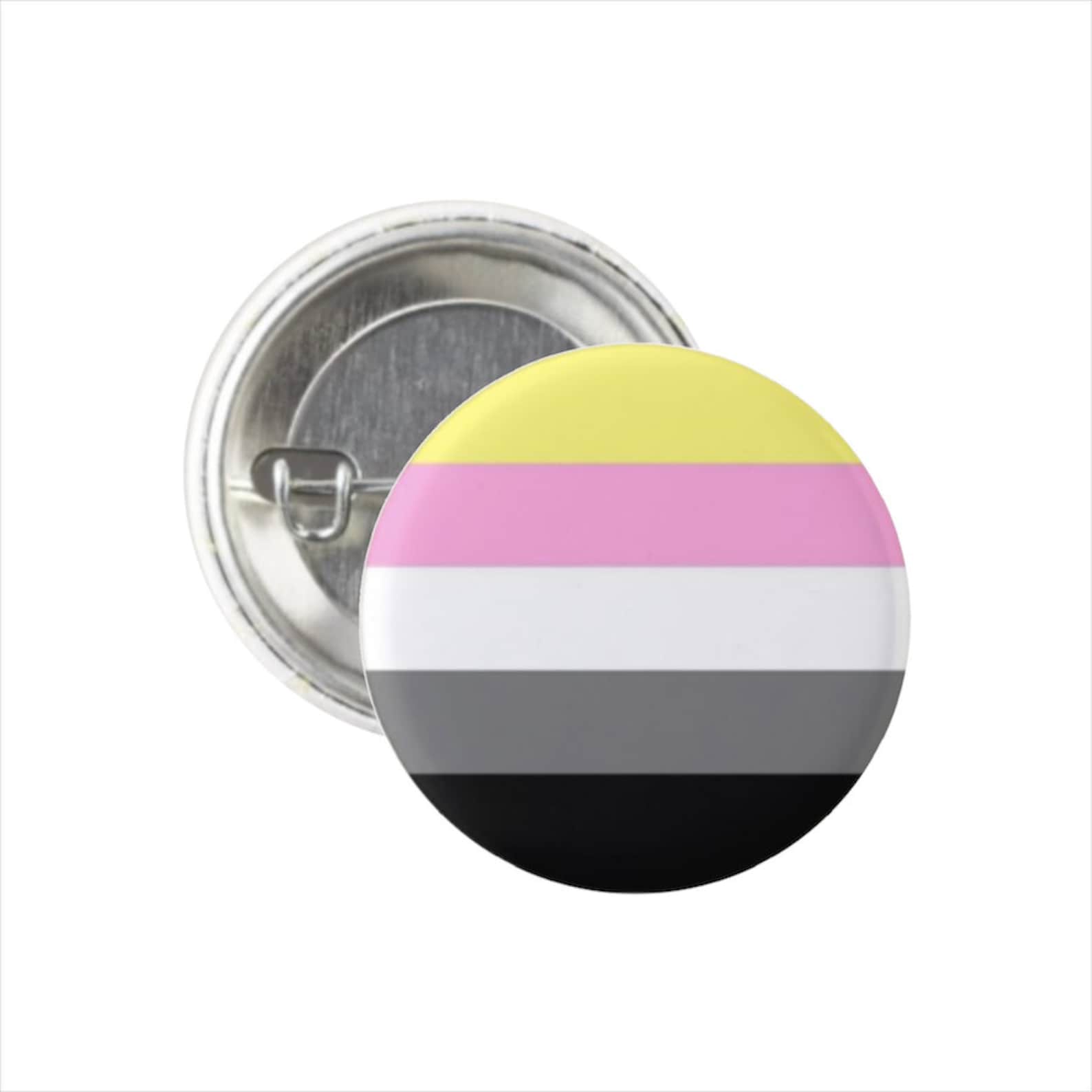 Queerplatonic Relationship QPR Pride Flag Pin Round Circle - Etsy
