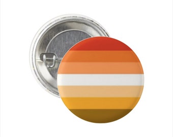 Butch Lesbisk Les Pride-flagga Nål Rund Cirkel Knapp ~ 2,5 cm Nål 3,5 cm Nål 6,25 cm Nål ~ 10 25 50 100 500 Pride Nålar