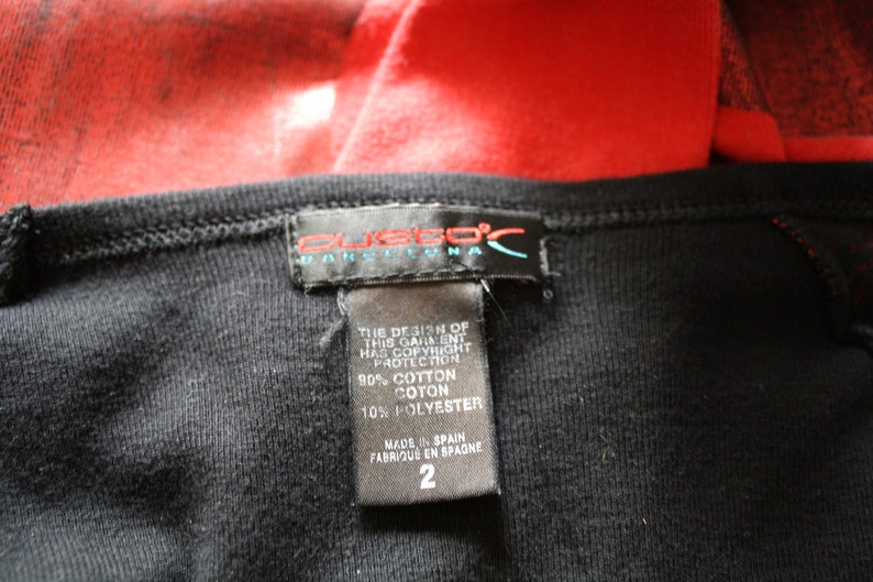 Custo Barcelona Vintage 90s Cotton Top Shirt