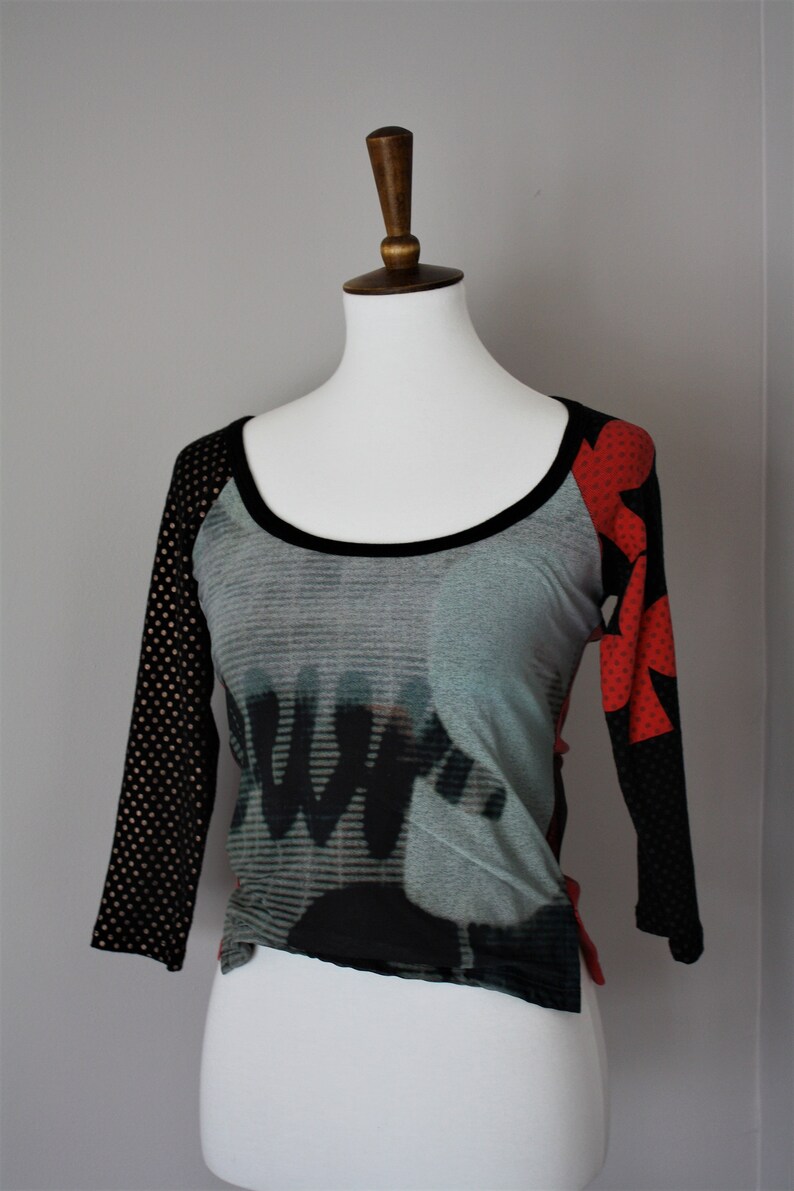 Custo Barcelona Vintage 90s Cotton Top Shirt