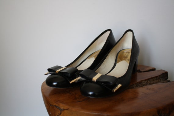 Michael Kors Black Patent Leather Pumps 