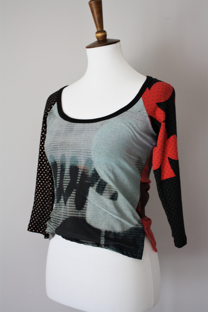 Custo Barcelona Vintage 90s Cotton Top Shirt