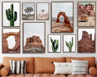 Desert Gallery-muurkunstset: zuidwestelijke prints (digitale download)
