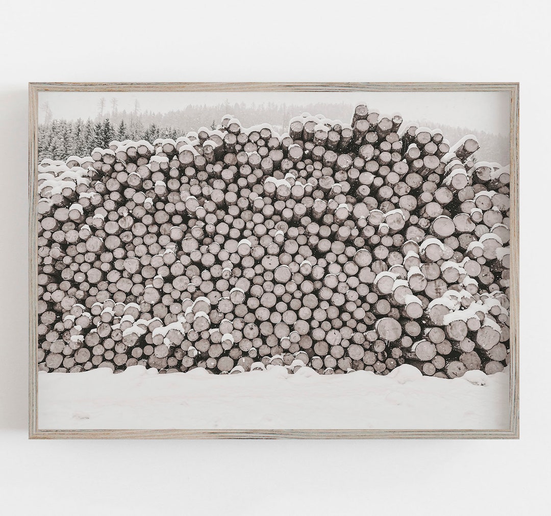 Wood Wall Art Modern Farmhouse Wall Decor Winter Wall Art Etsy