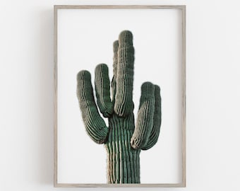 Cactus Wall Art, Desert Wall Art, Boho Wall Decor, Saguaro Cactus Print, Minimalist Wall Art, DIGITAL DOWNLOAD, PRINTABLE Art Large Wall Art