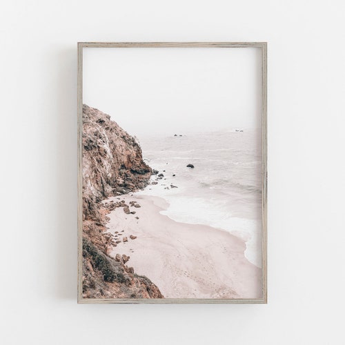 Beach Wall Art Beach Print California Coast Art Coastal Etsy