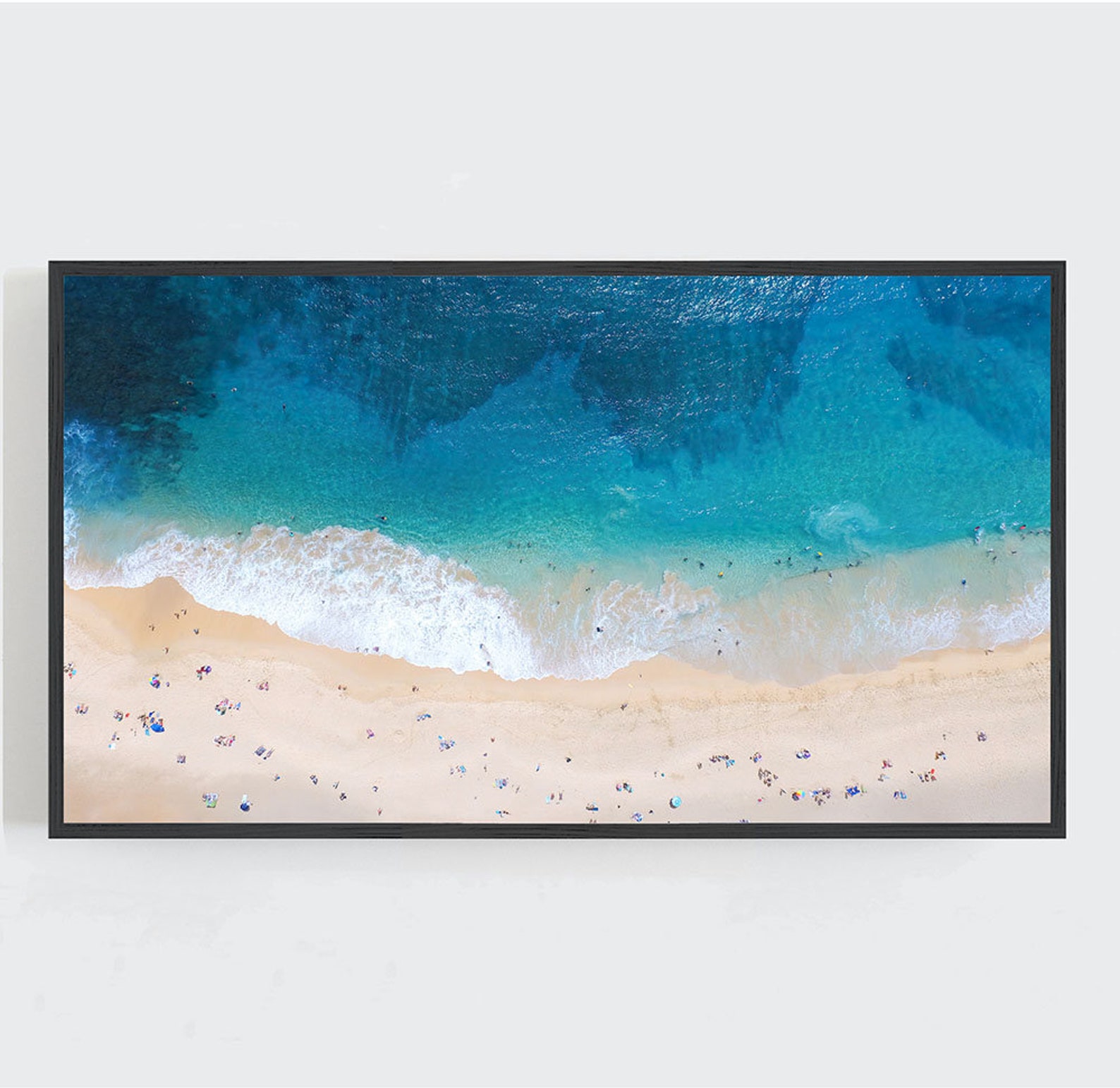 Samsung Frame TV Art Beach Wall Art Frame TV Art Coastal Etsy