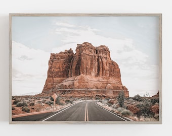 Western Wall Art, Südwestern Kunst, Wüstenwandkunst, Red Mountain Art, Mesa Art, Boho Vibes, DIGITAL DOWNLOAD, DRUCKBARE Wandkunst, große Kunst
