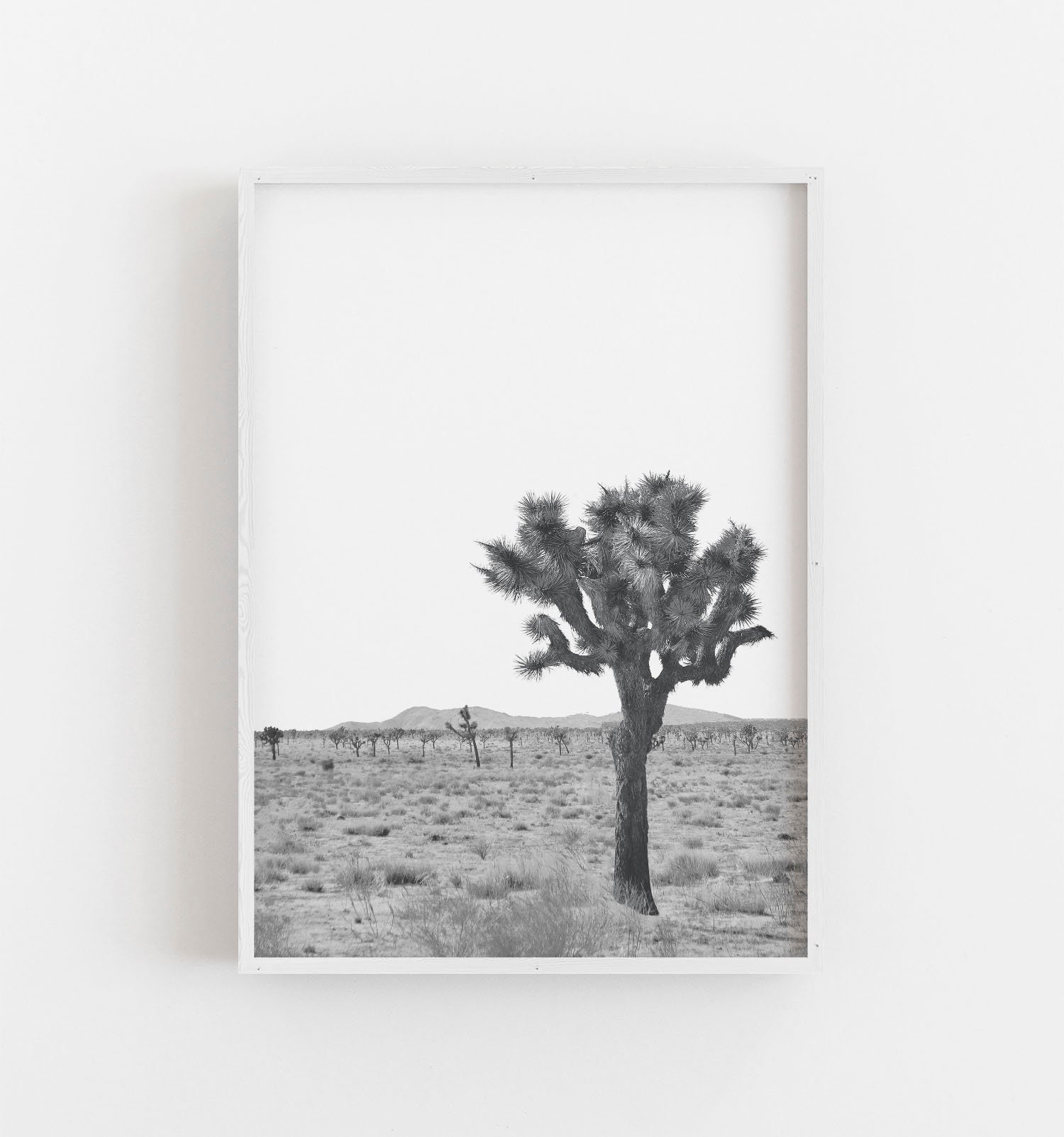 Joshua Tree Wall Art Black and White Art Desert Wall Art Etsy