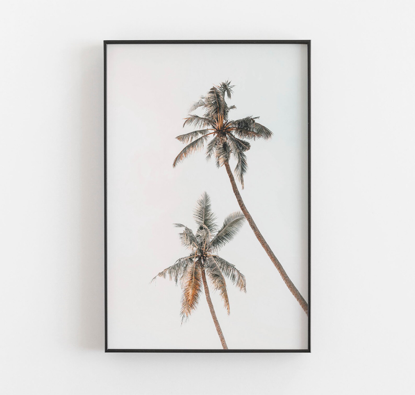 Palm Trees Wall Art Coastal Wall Art Boho Wall Decor Etsy