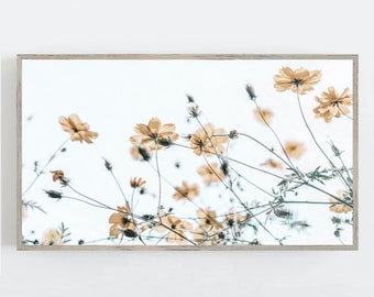 Samsung  TV Art, Wildflowers Wall Art, Frame TV Art, Flower Wall Art, Minimalist Wall Art, Farmhouse Art Digital DOWNLOAD Digital Art for Tv