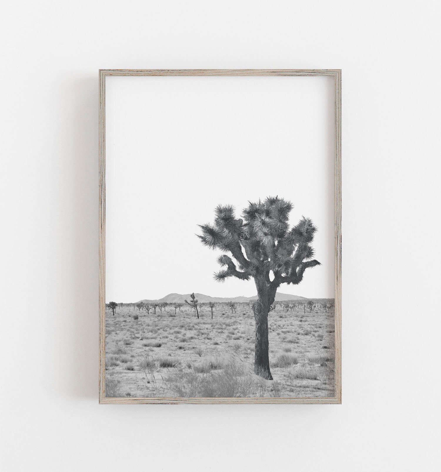 Joshua Tree Wall Art Black and White Art Desert Wall Art Etsy