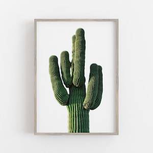 Cactus Wall Art, Western Wall Art, Boho Vibes, Desert Print, Saguaro Cactus Print, Trendy Wall Art, DIGITAL DOWNLOAD, PRINTABLE Wall Art
