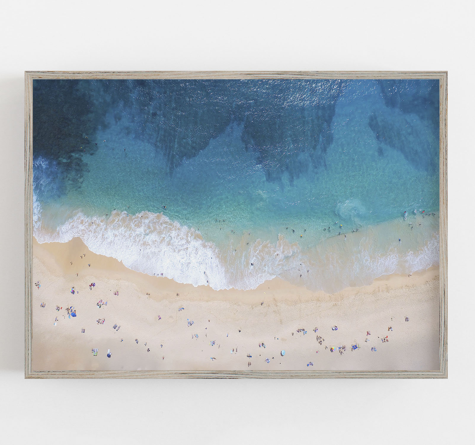 Beach Wall Art Aerial View of Beach Coastal Wall Decor Etsy