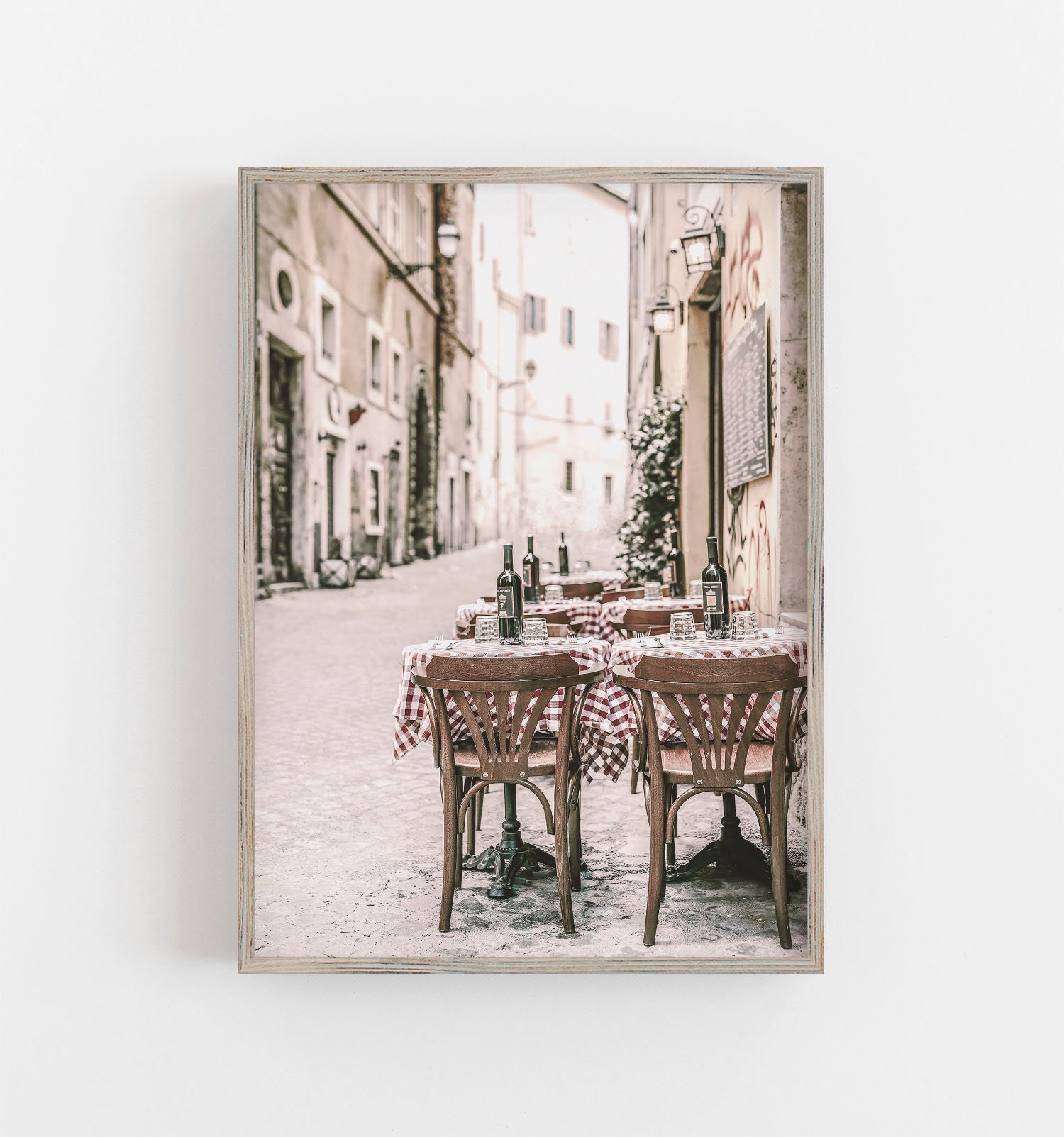 Italy Wall Art Outdoor Cafe Print Sidewalk Cafe Print Italy Etsy