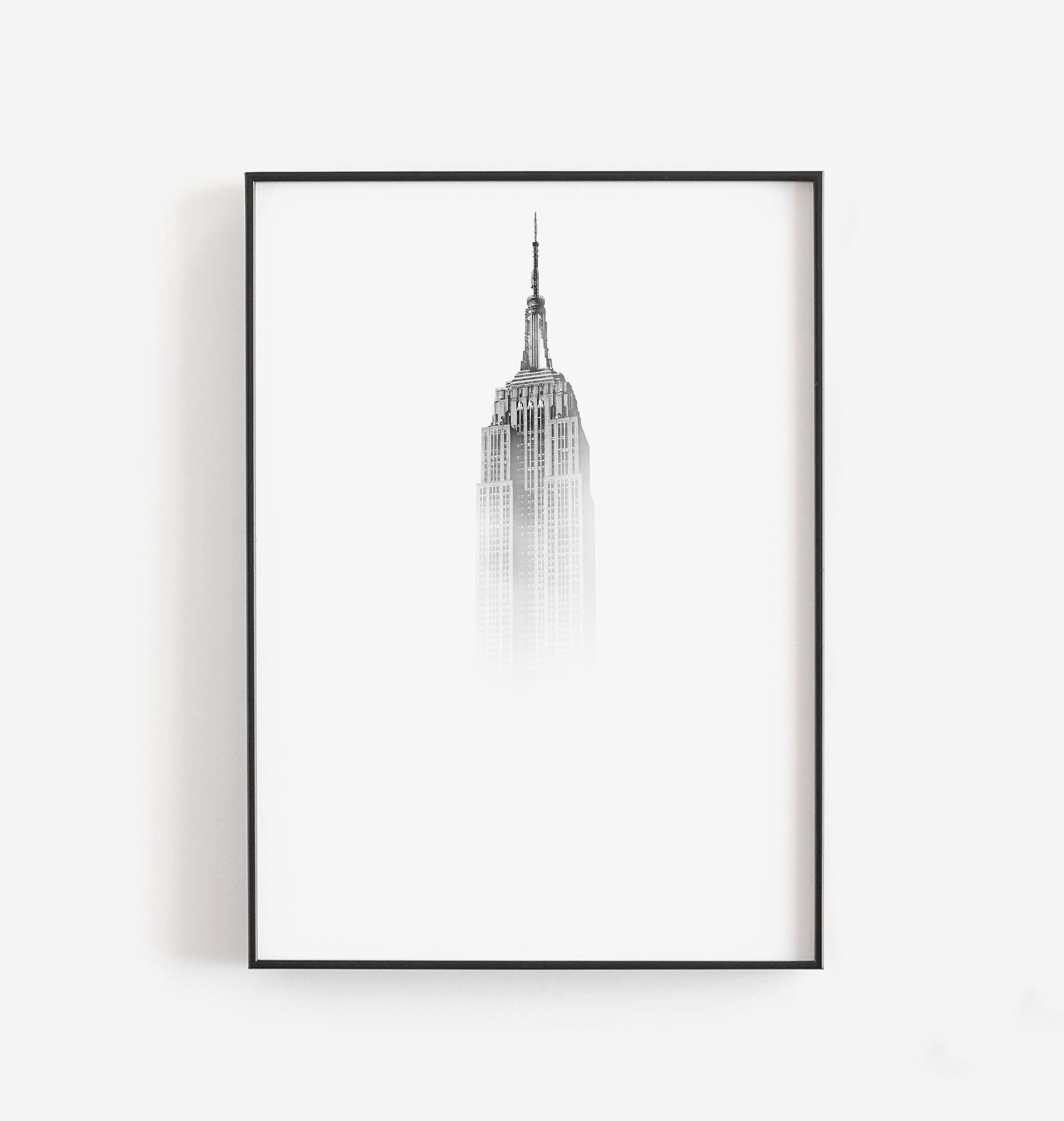Empire State Building Print New York City Print Modern Wall | Etsy
