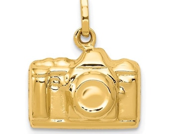 Jewels Obsession Video Camera With Film Necklace 14K Yellow Gold-plated 925 Silver Video Camera With Film Pendant with 18 Necklace Jewels Obsession Video Camera With Film Necklace 14K Yellow Gold-plated 925 Silver Video Camera With Film Pendant with 18 Necklace