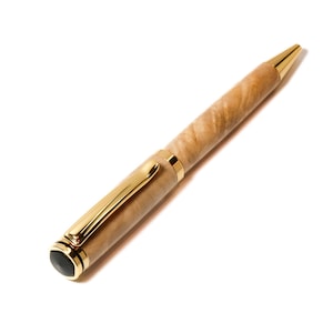 No137 - Stylo Marquis  en Bois de Loupe Erable