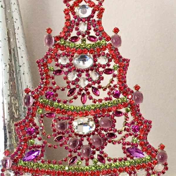 Rhinestone Tree - Etsy