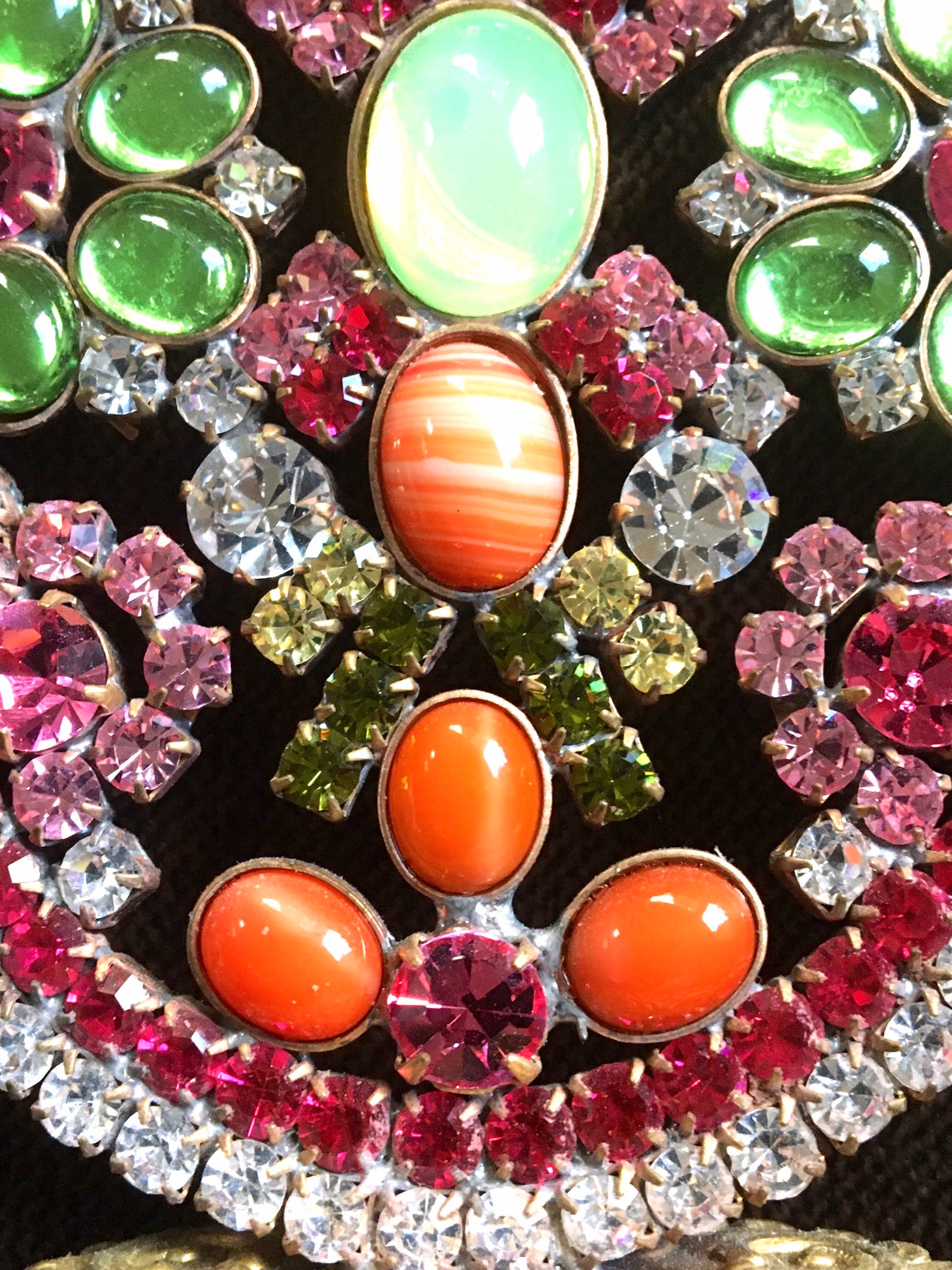 Large Rhinestone Egg Vintage Egg Jeweled Egg Easter Etsy