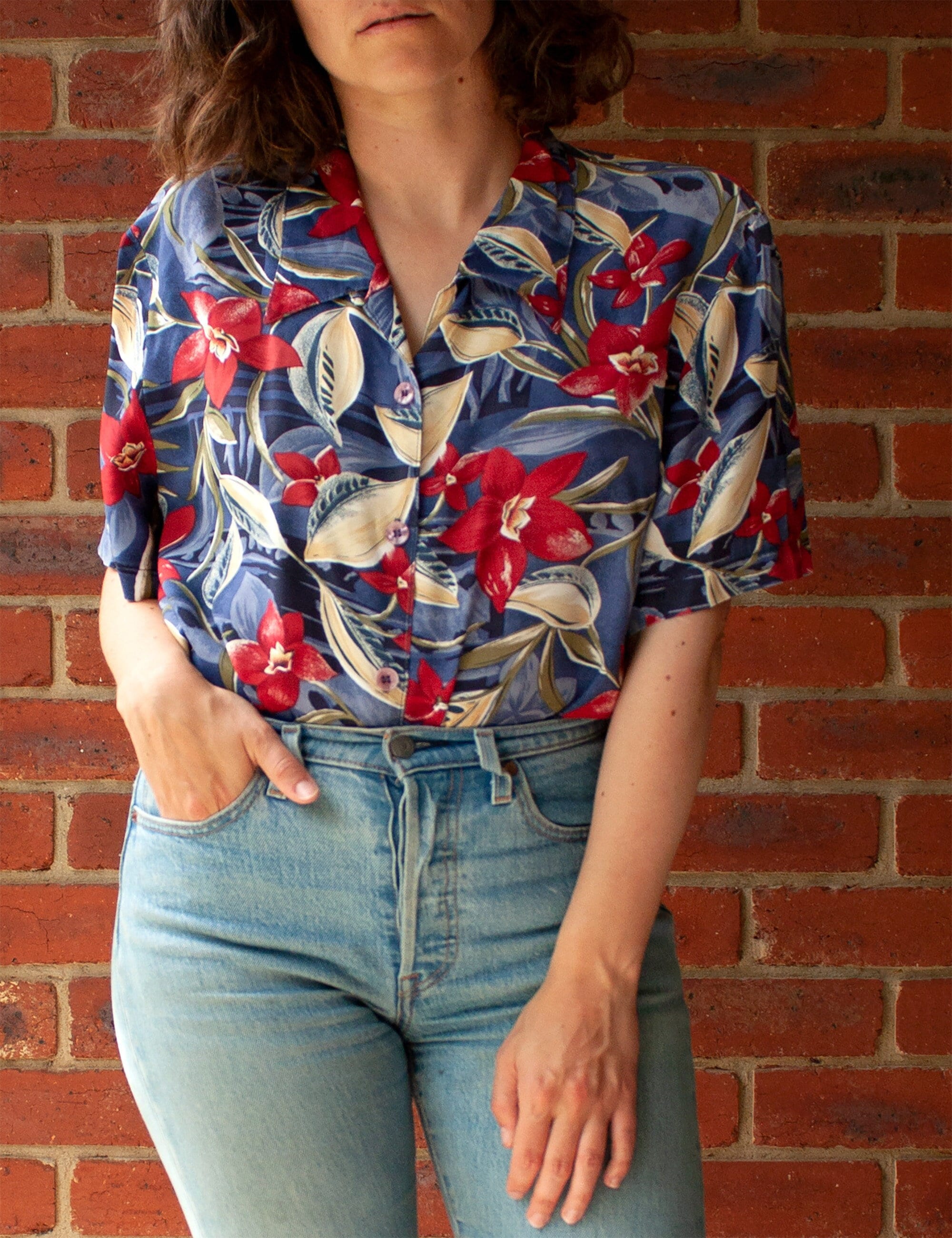 vintage hawaiian shirt womens