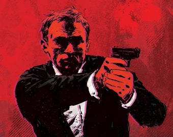 James Bond 007 You Know My Name 12” x 18” Giclee Poster Print