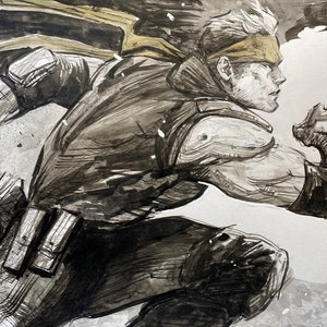 Solid Snake Drawing Beautiful Art  Drawing Skill