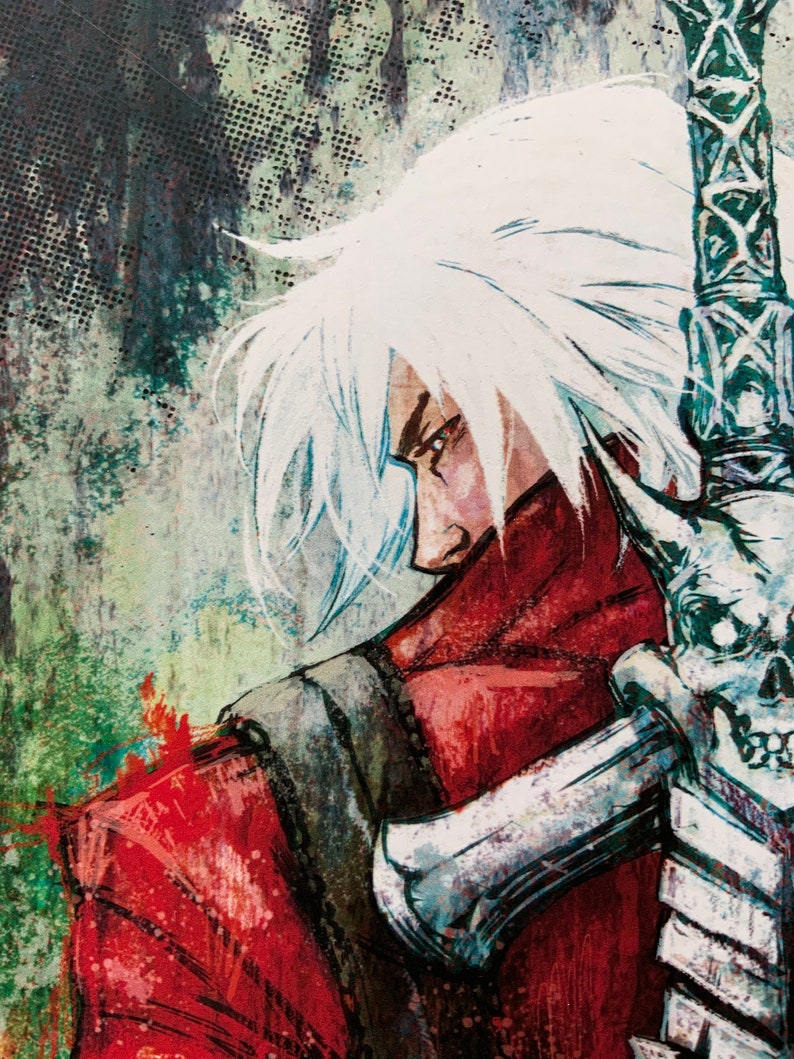 Dante Devil May Cry 13 x 17 Giclee Poster Print Bild 4