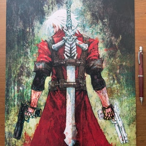 Dante Devil May Cry 13 x 17 Giclee Poster Print Bild 2