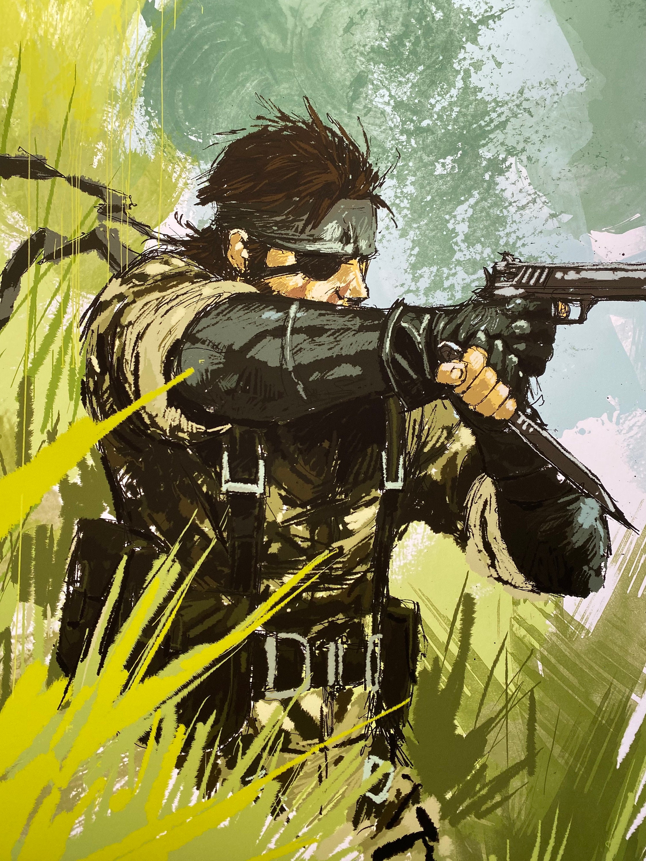 Metal Gear Solid Snake Eater 17” X 17” Giclee Poster Print - Etsy