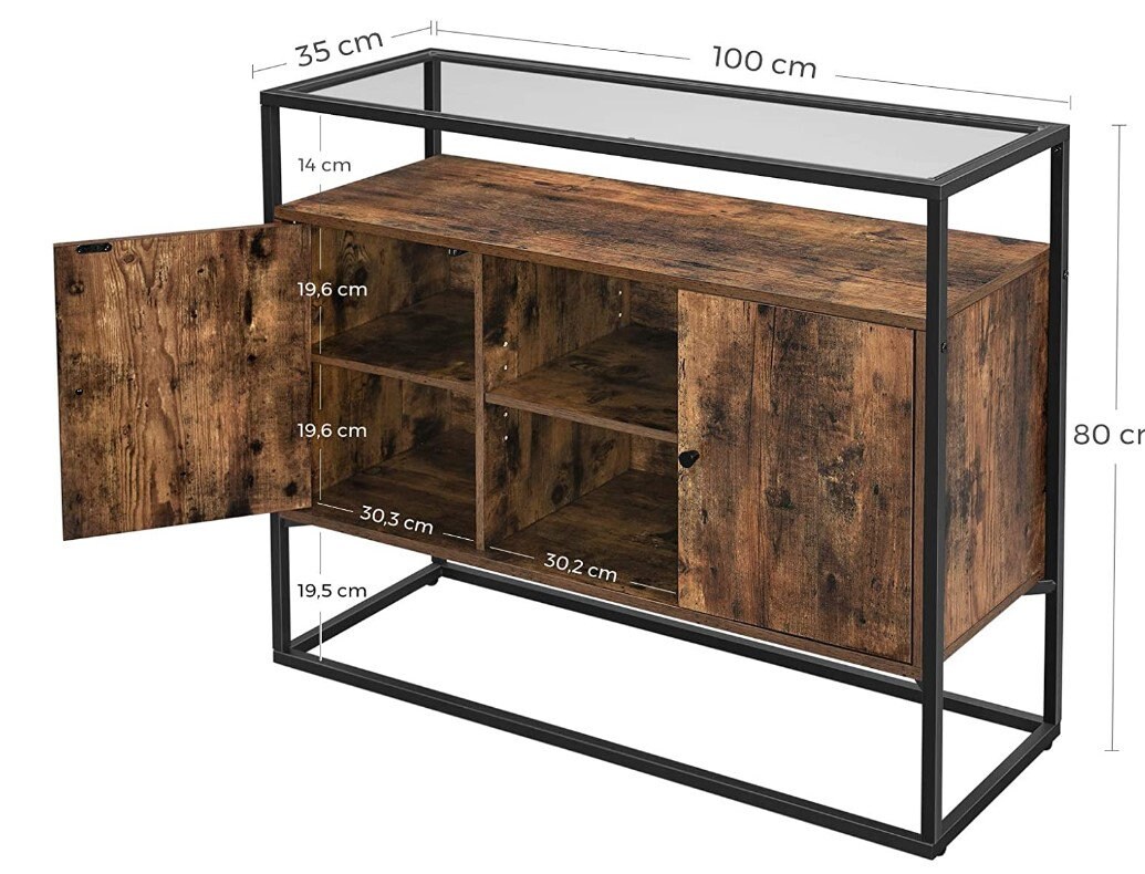 Aparador industrial gabinete de la sala de estar buffet | Etsy