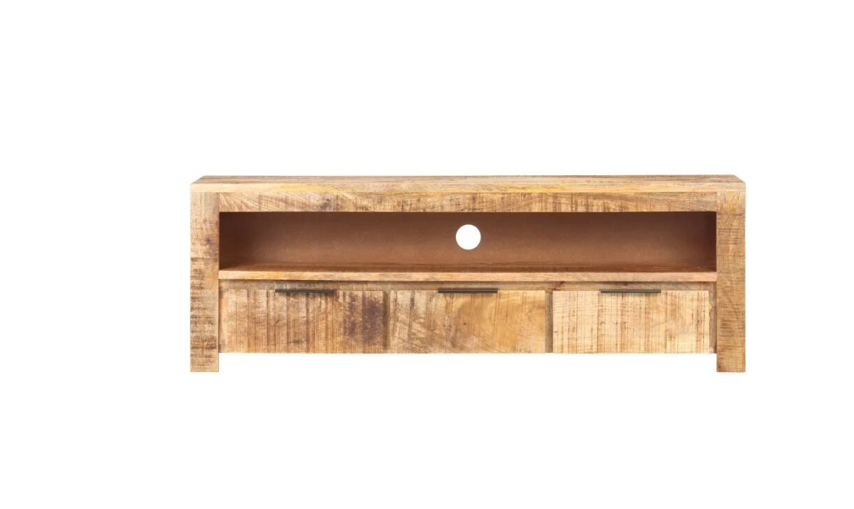 Soporte de TV de madera maciza muebles de TV rústicos | Etsy