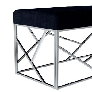 Schlafzimmer samt Bank Luxus Bett Endbank moderne schwarze | Etsy