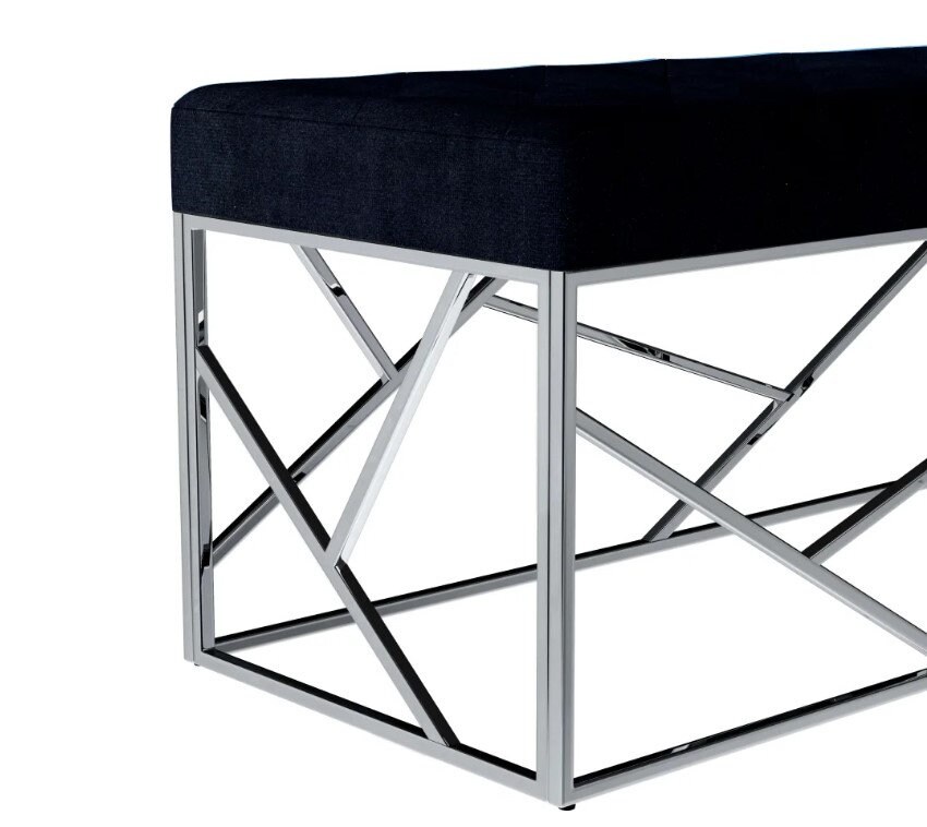 Schlafzimmer samt Bank Luxus Bett Endbank moderne schwarze | Etsy