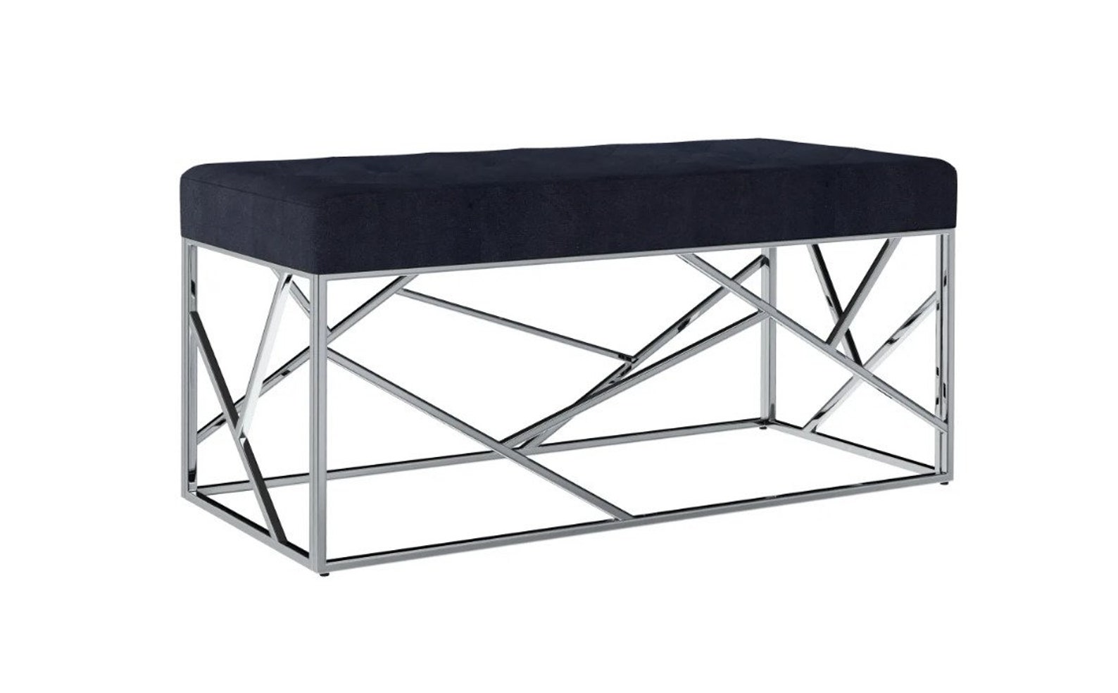 Schlafzimmer samt Bank Luxus Bett Endbank moderne schwarze | Etsy