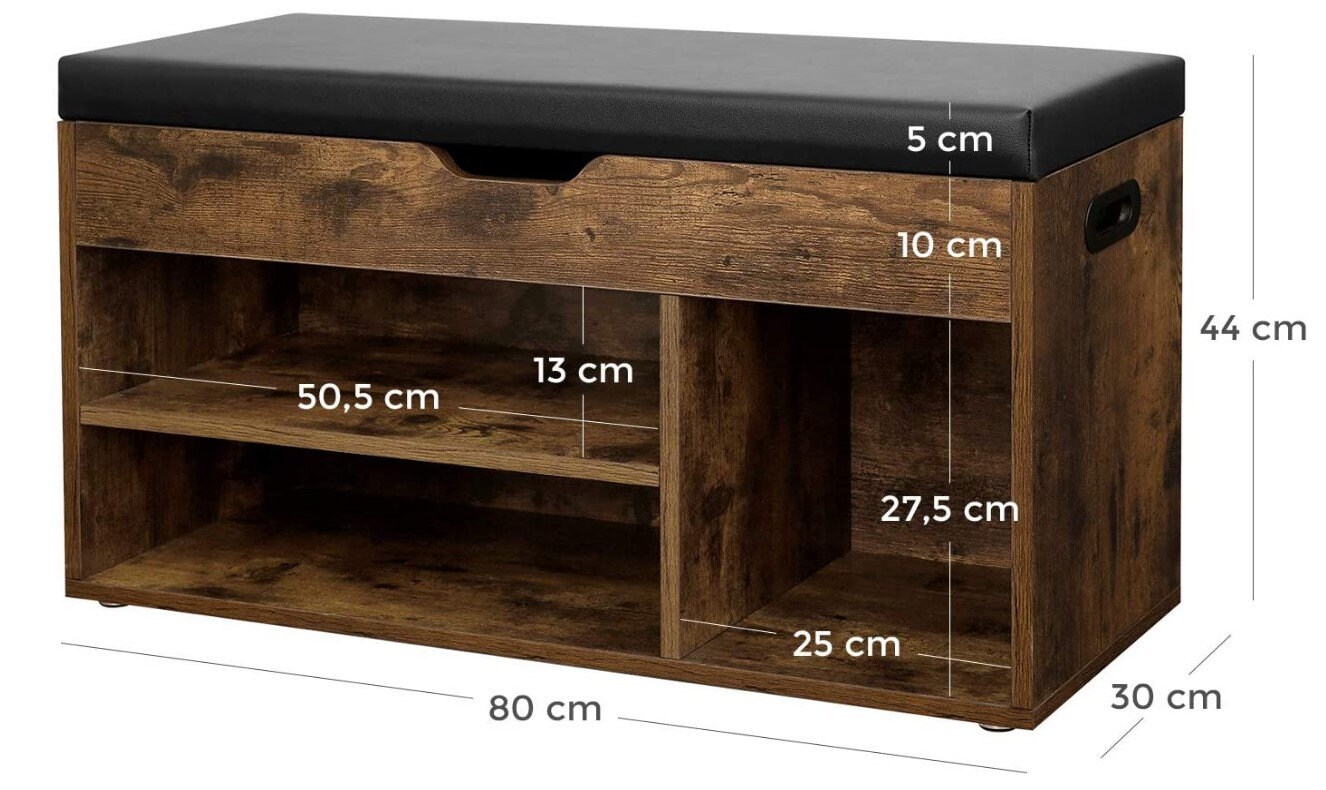 Rustikale Aufbewahrungsbank Rustikale Schuhablage | Etsy