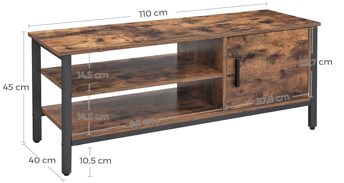 Wohnzimmer TV-Ständer industrielle TV-Schrank rustikale TV | Etsy