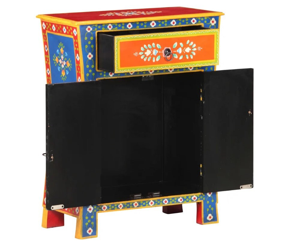 Gabinete indio aparador multicolor bohemio armario de | Etsy