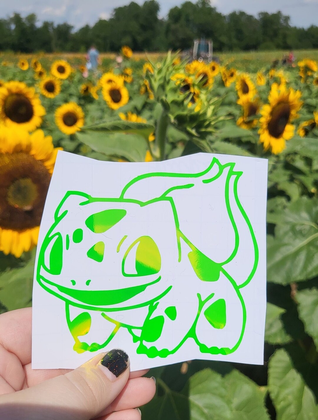 Holographic Bulbasaur Decal - Etsy