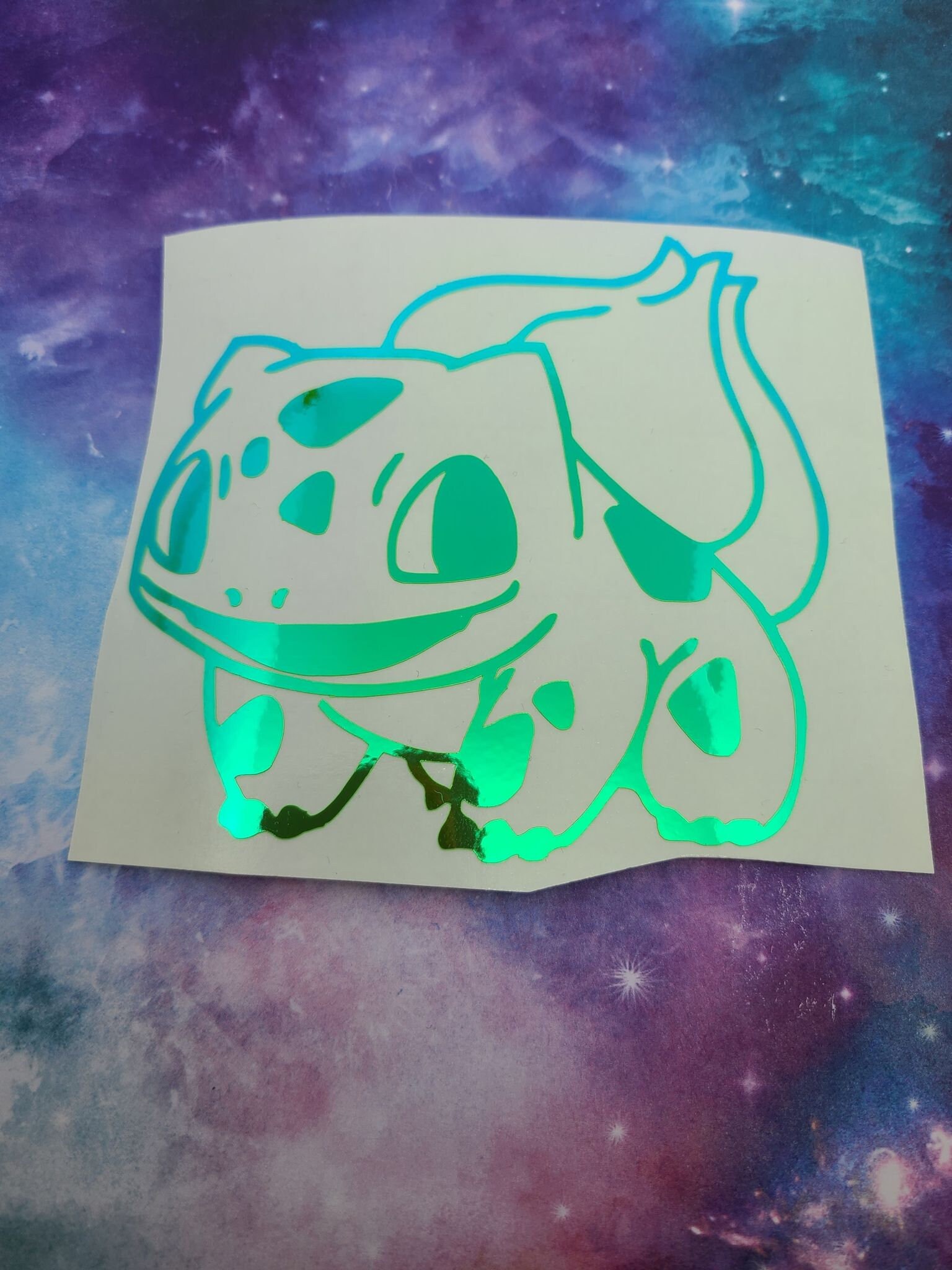Holographic Bulbasaur Decal - Etsy