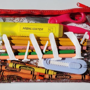 Personalized Clear Pencil Pouch For Kids