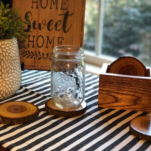 tree branch coasters