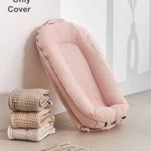 Cover Deluxe+ for Docks • Grand Cover for Docks • Organic Cotton Oeko-TEX Standard • Breathable Natural Soft with Embroidery • Cover Only