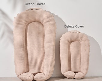 Cover Deluxe+ for Docks • Grand Cover for Docks • Organic Cotton Oeko-TEX Standard • Breathable Natural Soft with Embroidery • Cover Only