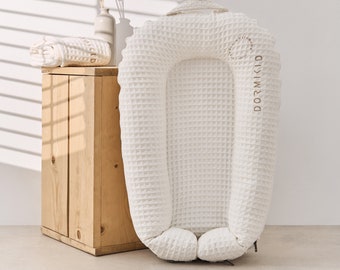 Housse Deluxe+ pour quais • Grande housse pour quais • Coton biologique Oeko-TEX Standard • Respirant, doux, naturel, avec broderie • Housse uniquement