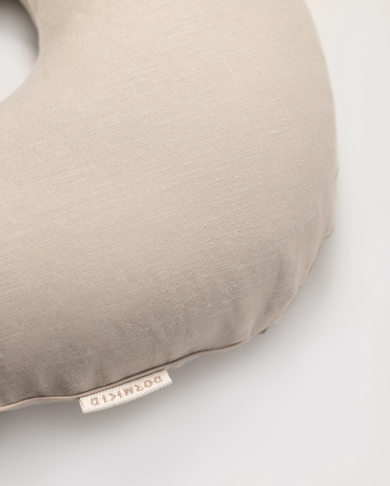 Linen Nursing Pillow With Cover Organic Breastfeeding Pillow Etsy