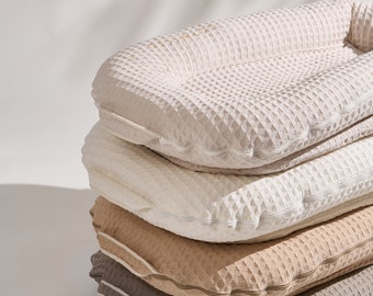 Housse Deluxe+ pour quais • Grande housse pour quais • Coton biologique Oeko-TEX Standard • Respirant, doux, naturel, avec broderie • Housse uniquement