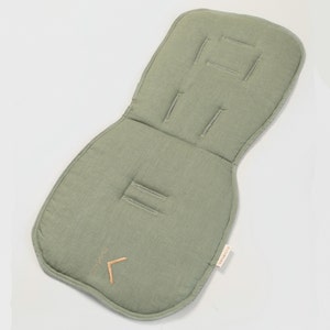 Organic Stroller Pad 100% Linen Premium Quality GOTS Certified Breathable Pram Liner Stroller Blanket Cover Insert Seat Cushion Accessories image 10