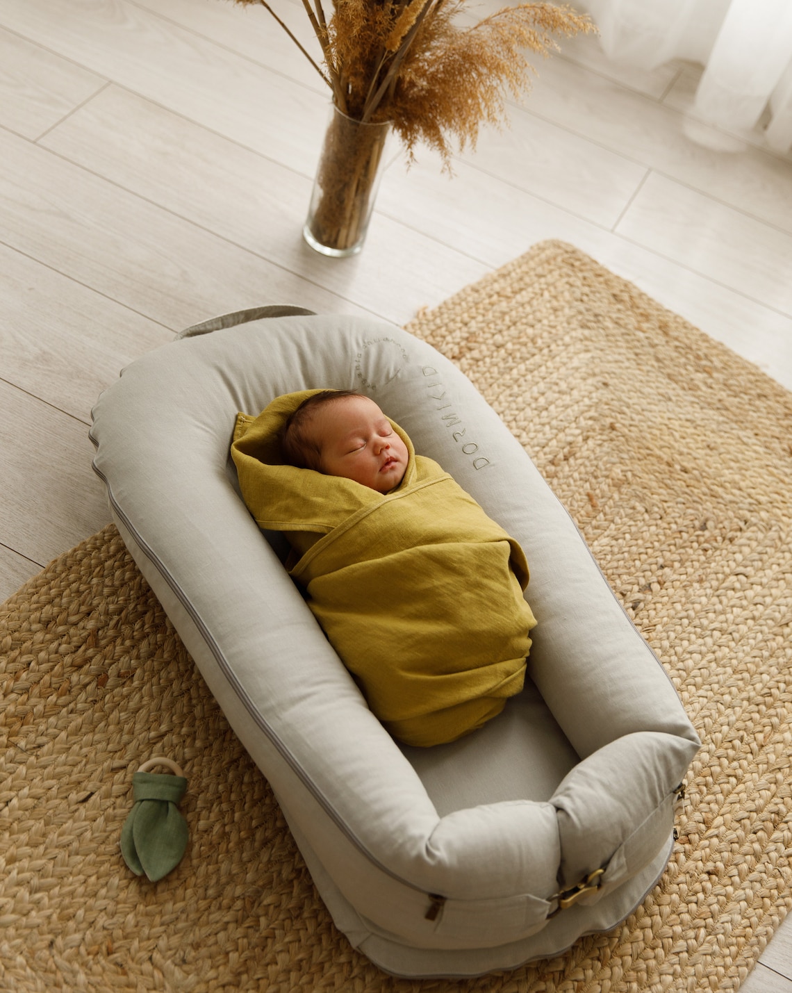 Organic Linen Baby Nest with removable cover deluxe baby Etsy